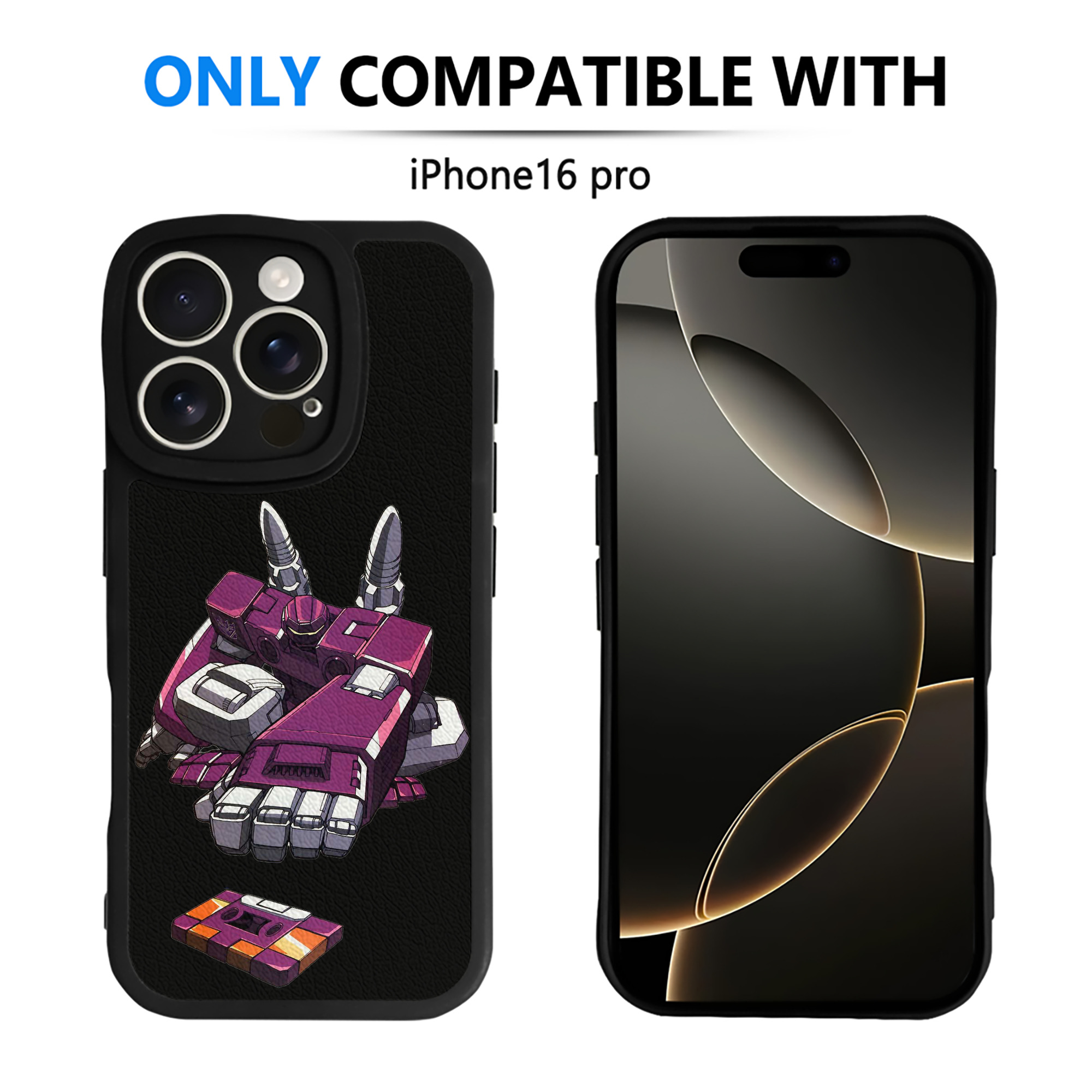 （画像用）  【iPhone 16シリーズ対応】シリコンスマホケース（レザー調） 材質：シリコン